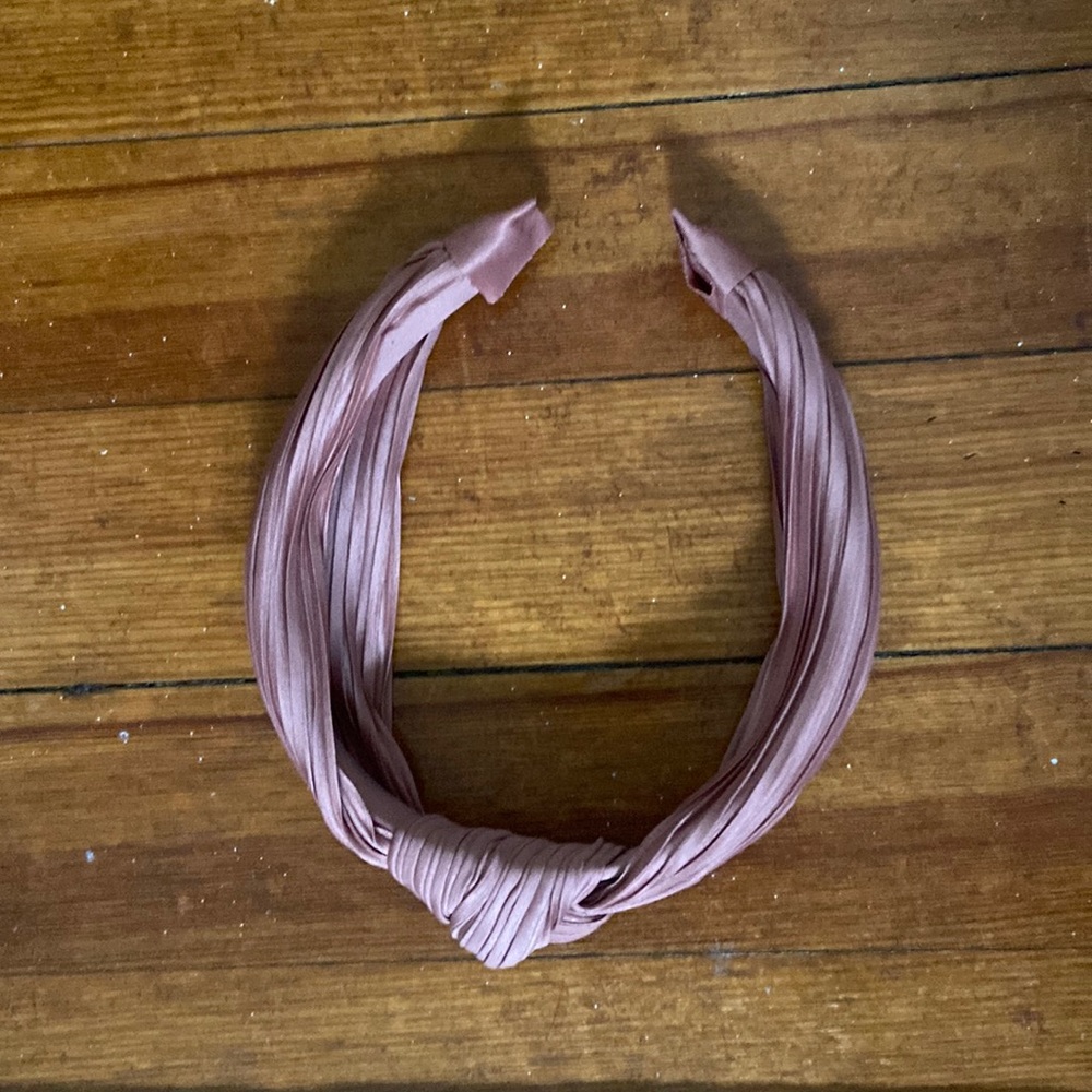 Dusty Rose Knotted Headband